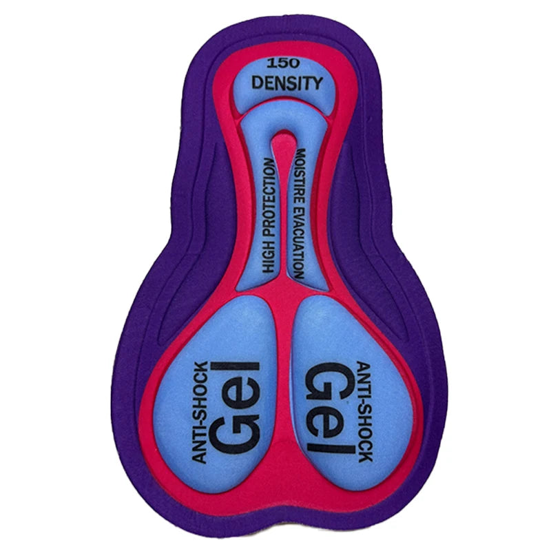 Men Cycling Gel Pad 9D Shockproof Pink Cushioned Pad Women Breathable Hole Riding Base Cushion 12D 19D 20D Moto Silicone Gel Pad Beauty World Shop