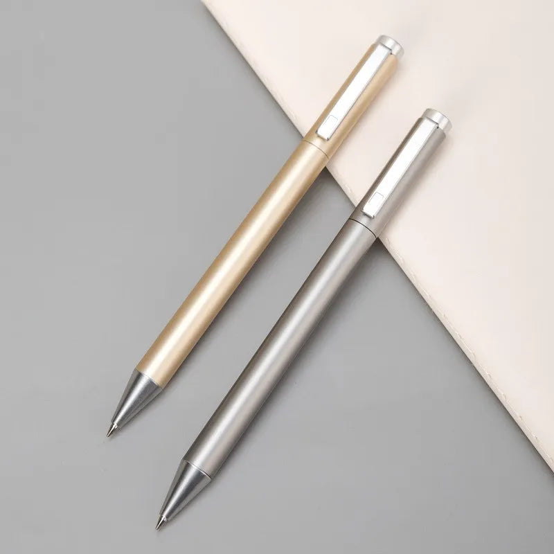 Deli Metal Sign Pen, Gel Ink Pens, Golden Silver Color, Metallic Writing Pen, Office Supplies, 0.5mm Beauty World Shop