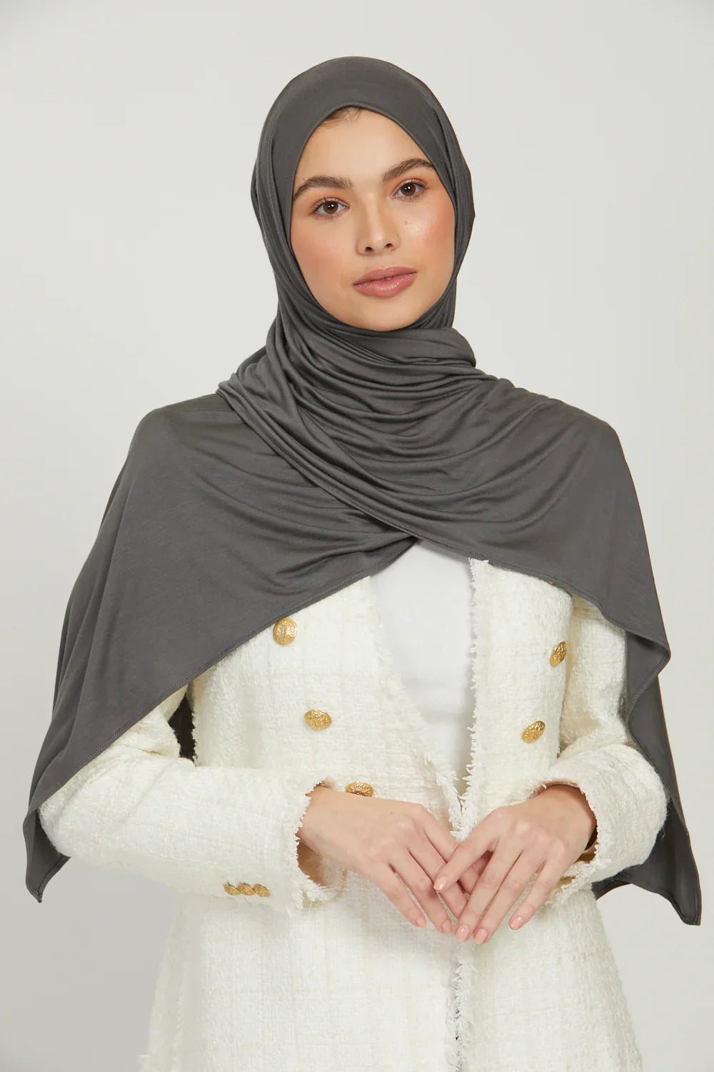 Muslim Jersey Hijab Scarf Women Long Solid Color Head Wrap For Women Hijabs Scarves Ladies Muslim Veil Jersey Hijabs Beauty World Shop