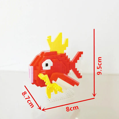 75 Style Building Blocks Assembly Anime Picachu Charizard Doll Blastoise Bulbasaur Gengar Bricks Figures Toy for Kid Gift Beauty World Shop