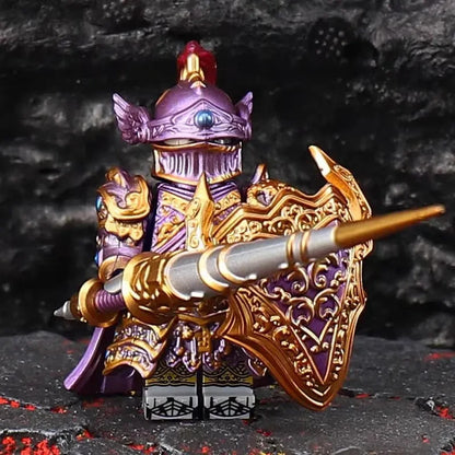 2025 NEW GP201 Lich King Medieval Round Table Knights building block Anime bricks Action Figure Collection Model Doll Toy Gifts Beauty World Shop