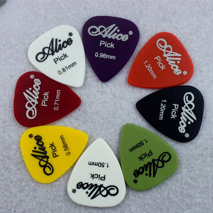 Alice Guitar Pick Mixed ABS Premium Matte Anti-Skid Guitar Pick 24/50/100 Pieces w/ Pick Box /for Acoustic Electric/Ukulele Beauty World Shop