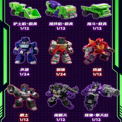 Blokees Transformation Optimus Shockwave Prime Megatron Starscream Bumblebee Anime Figure Robot Assembly Toys Blind Box Gifts Beauty World Shop