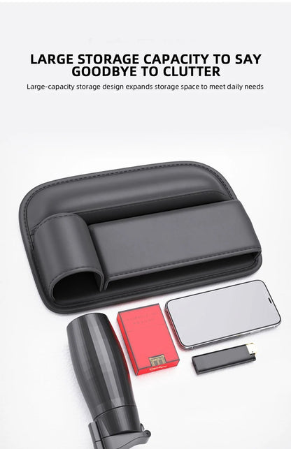 Universal Car Seat Gap Organizer Storage Box Multifunction Leather Crevice Side Storage Pocket Wallet Keys Card with Cup Holder Beauty World Shop