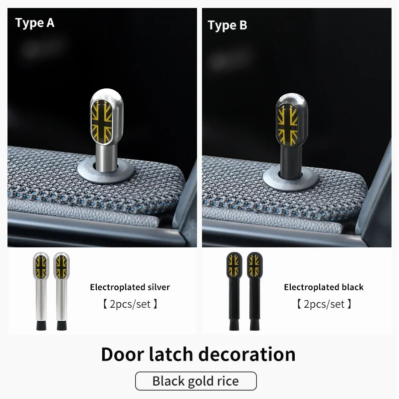 Car Door Pin Decorative For BMW Mini Cooper S F56 F55 F54 F60 R56 R60 F65 U25 Clubman Countryman Metal Car Interior Accessories Beauty World Shop