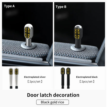 Car Door Pin Decorative For BMW Mini Cooper S F56 F55 F54 F60 R56 R60 F65 U25 Clubman Countryman Metal Car Interior Accessories Beauty World Shop