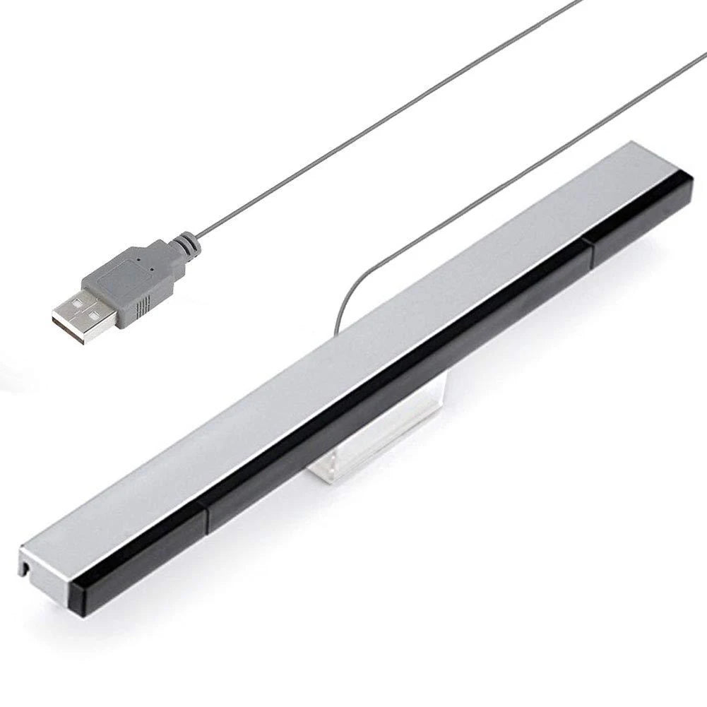 Sensor Bar USB Replacement Wired Game Console Accessories Remote Sensor Reciever for Wii/Wii U Console
