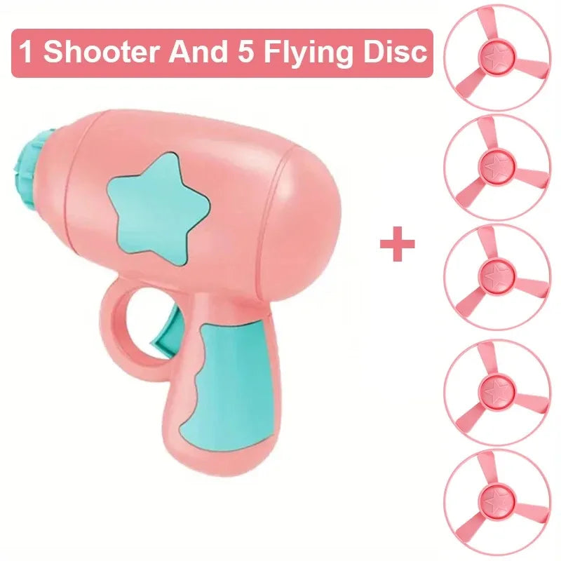 Funny Cat Toy Interactive Launch Pet Training Toy For Kitten Mini Flying Disc Shooting Gun Chasing Games Cat Toys Pet Supplies Beauty World Shop