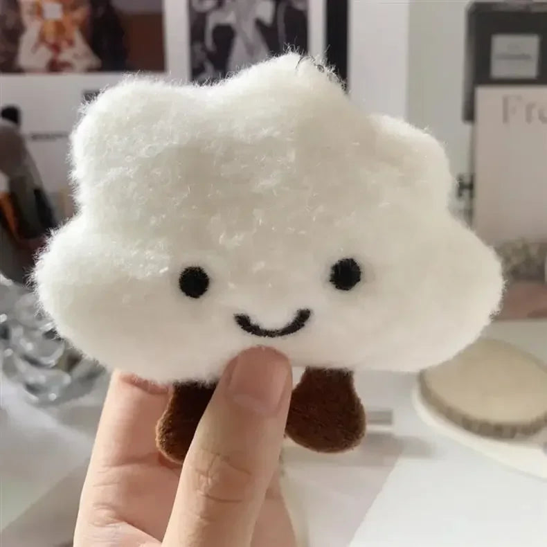 10Pcs/Set Lovely Plush White Cloud Keychain Pendant Toys Wholesale Price Beauty World Shop