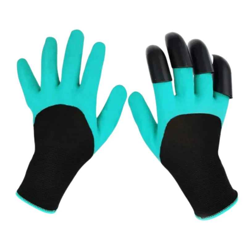 Horticultural Gloves with Claws Digging Gloves Garden Vegetable Flower Garden Planting Stab Resistant Protective Latex Gloves Beauty World Shop