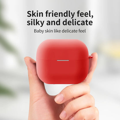 Silicone Case For Samsung Galaxy Buds 3 Pro Buds 3 FE Earbuds Accessories Shockproof Cover Dust-proof Keychain Coque Capa Fundas