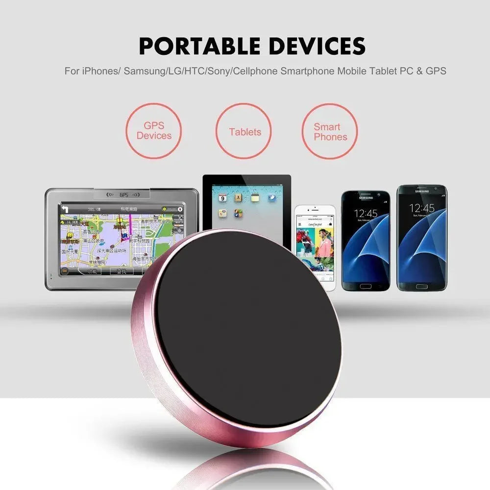 Magnetic Car Phone Holder Universal Car Phone Stand for iPhone Xiaomi Huawei Samsung Dashboard Wall Mounted Car Magnet Sticker Beauty World Shop