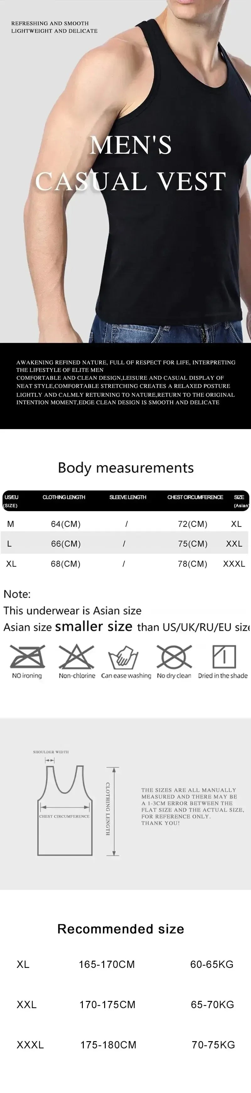 2025 New Men's summer lightweight cotton tight vest, casual family pajamas, outdoor tight top, breathable quick-drying vest Beauty Trend Shop