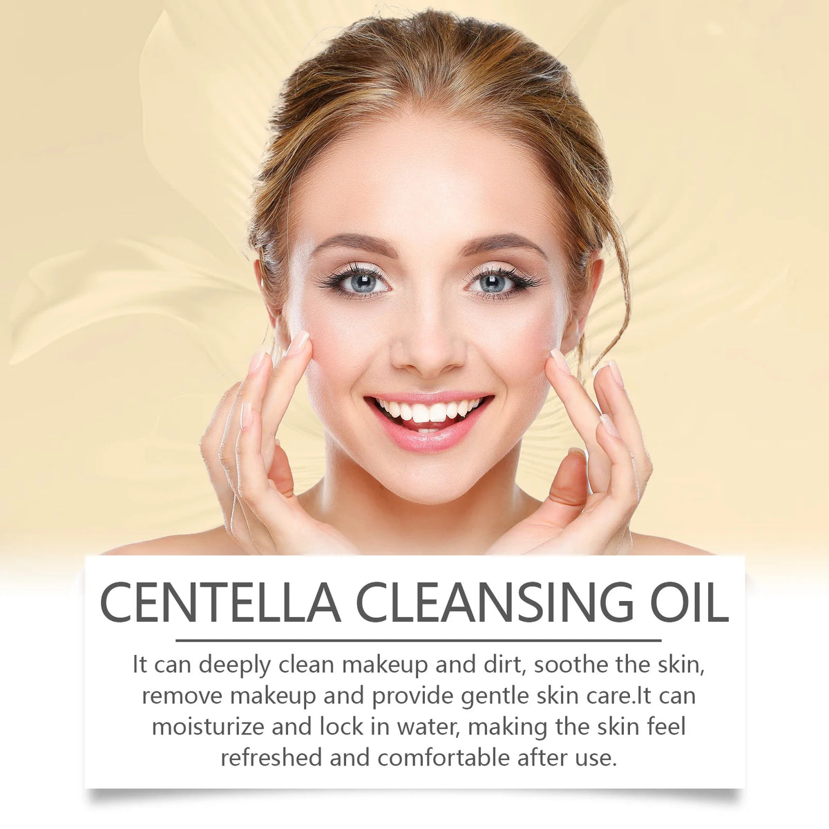 Centella Facial Care Combo Gentle Soothing Makeup Remover Oil Centella Cleanser Centella Serum Set for Sensitive Skin Daily Care Beauty World Shop