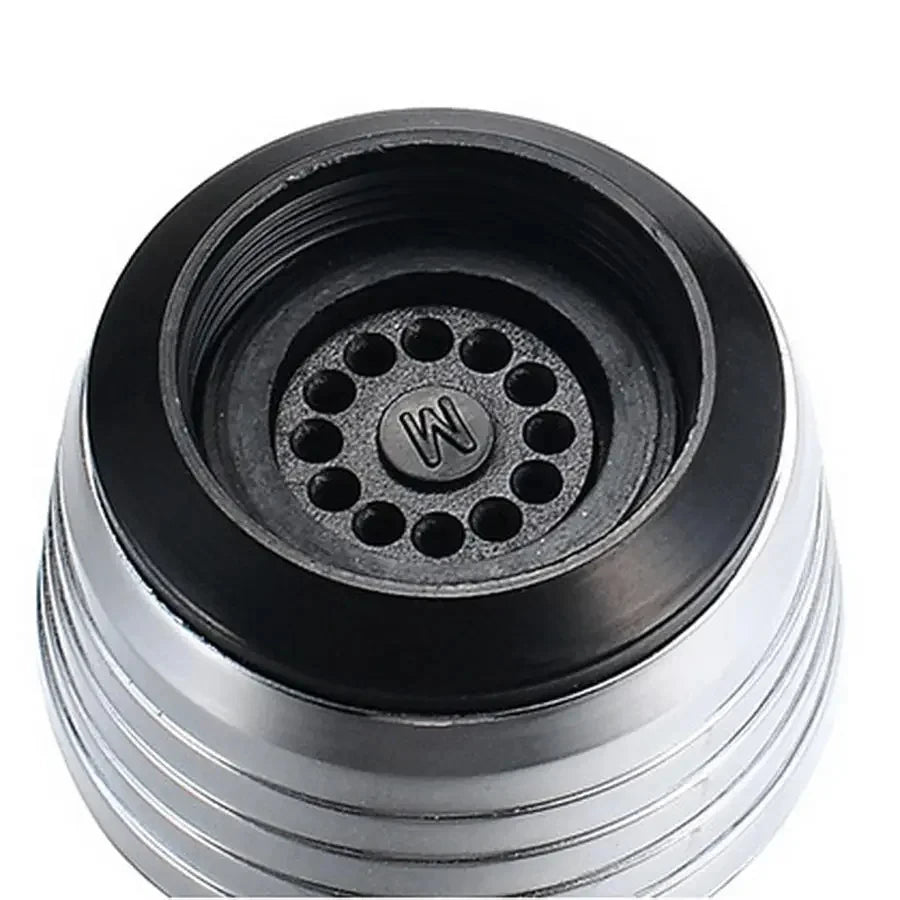 Kitchen Stainless Steel Faucet Sprinkler Water-saving Device Lengthening Rotating Splash Proof Sprinkler Spray Extender Bubbler Beauty World Shop