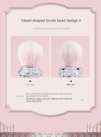 Flower Knows Swan Ballet Blush Wool Brush Mineral Powder Bronzer Contour Makeup Brushes By Flower Knows Beauty World Shop