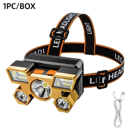 Powerful Rechargeable Head Flashlight for Fishing Led Headlamp Nitecore Camping Headlights Hunting Torch Hiking Front Lanterns Beauty World Shop