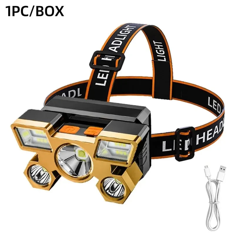 Powerful Rechargeable Head Flashlight for Fishing Led Headlamp Nitecore Camping Headlights Hunting Torch Hiking Front Lanterns Beauty World Shop