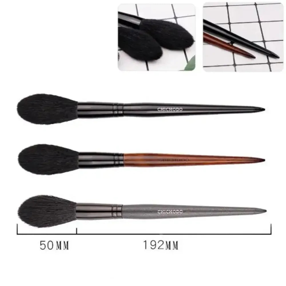 Professional Goat Hair Face Makeup Highlighter Blending Brush Long Handle Blush Brush Concealer Brush Beauty Makeup Tools Beauty World Shop