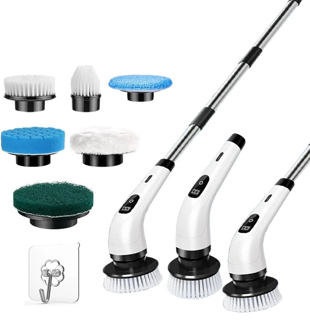Household Cordless Spin Scrubber Kitchen Gadgets Hair Brushes Bathroom Broom Toilet Mops Electric Multipurpose Cleaning Brush