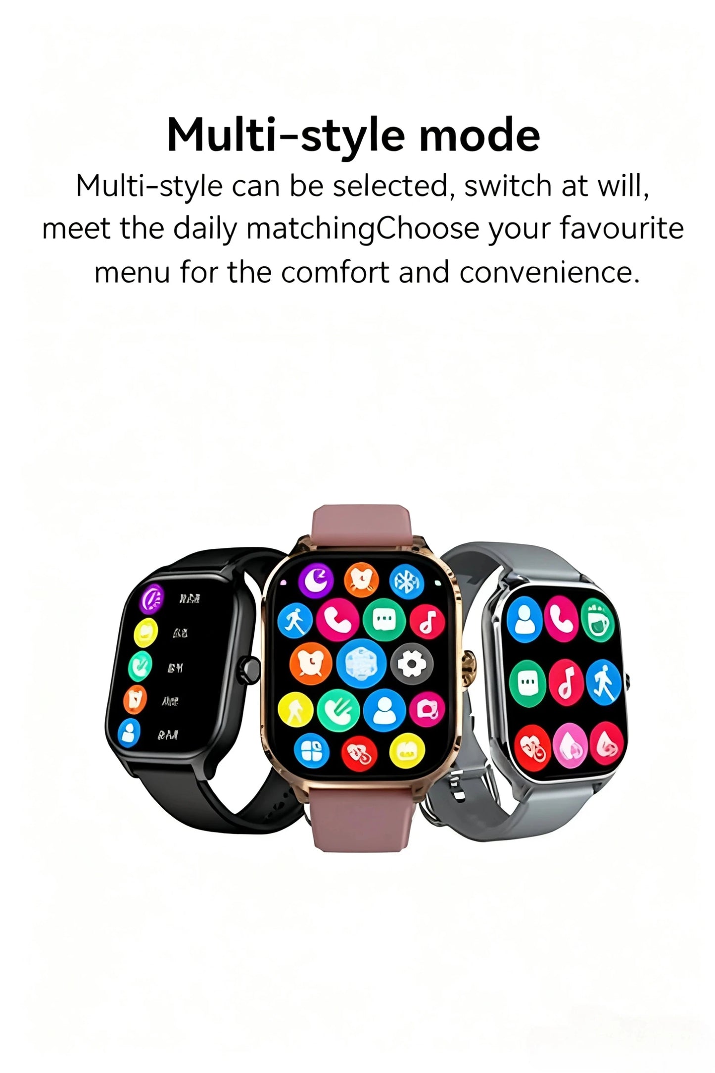 HOMEFISH H9 Intelligent Watch Bluetooth Call Remote Photography Sleep Monitoring Multiple Sports Modes Heart Rate Blood Beauty World Shop
