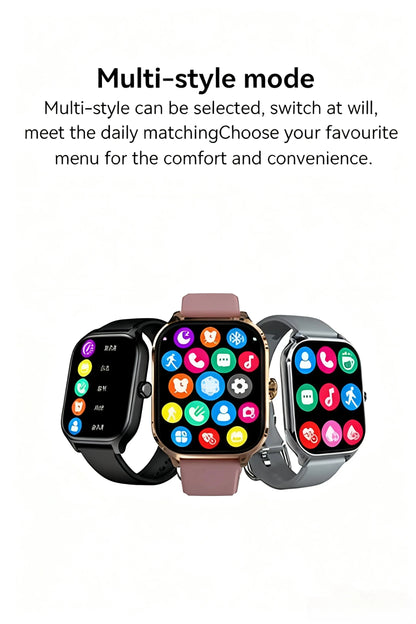 HOMEFISH H9 Intelligent Watch Bluetooth Call Remote Photography Sleep Monitoring Multiple Sports Modes Heart Rate Blood Beauty World Shop
