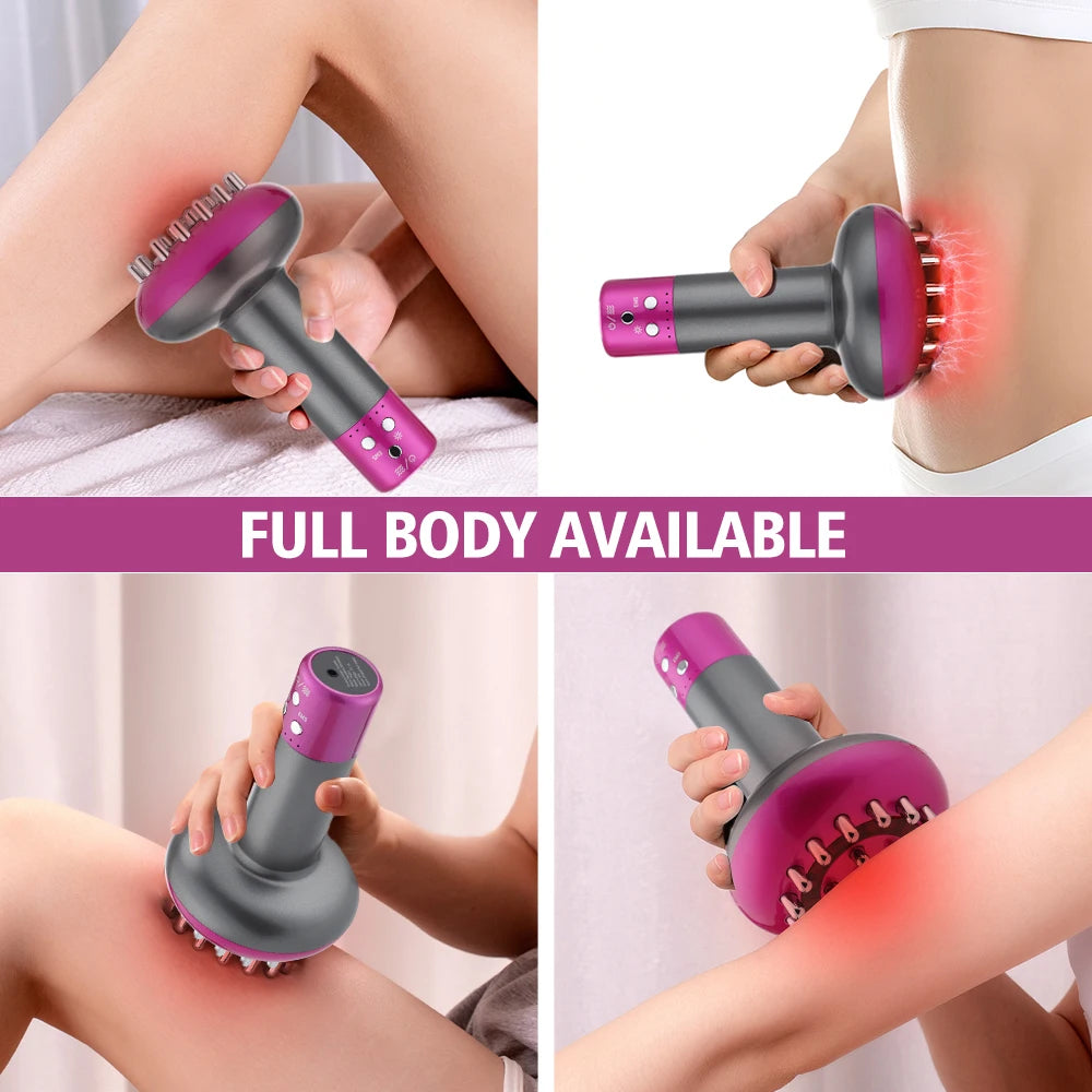 3-in-1 Electric Gua Sha Tool with Function - Rechargeable Body Massager for Skin Tightening, Sculpting and Lymphatic Flow Beauty World Shop
