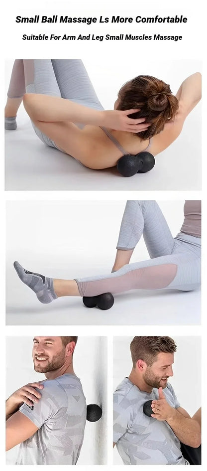 Yoga Peanut Balls Body Massage Fascia Ball Suit Foam Block High Density Muscle Relaxation Lacrosse Exercise Fitness Relieve Pain Beauty World Shop