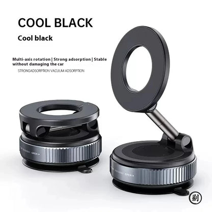 Strong Magnetic Car Phone Holder Foldable Design 360° Adjustable Vacuum Mount for Car/Desk/Bathroom/Universal Use Beauty World Shop