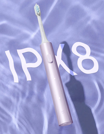 Mijia Sonic Electric Toothbrush T302 3colors 4 Brush Heads IPX8 Water Proof 360° Wireless Charging 4 Modes Cleaning Teeth Beauty World Shop