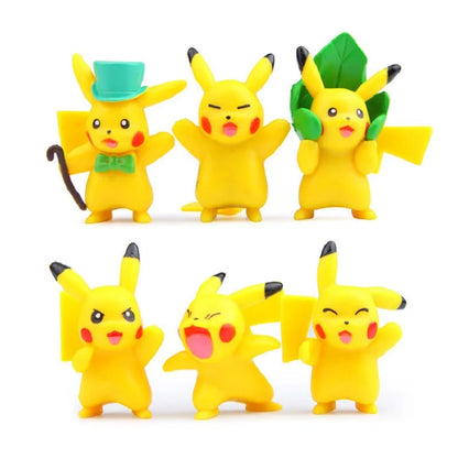 18pcs/set Pokemon Pikachu Action Figure Animation Cute Doll Collection PVC Model Toys Beauty World Shop