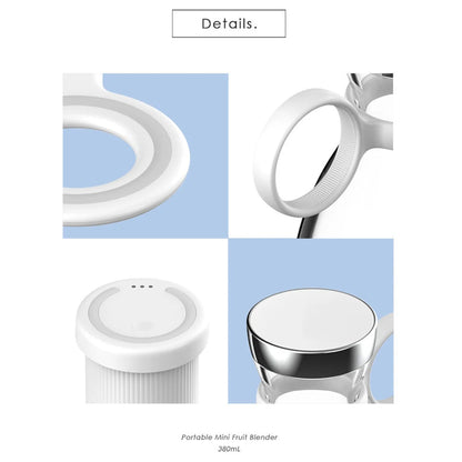 HOMEFISH Electric Juicer Blender Usb Mini Fruit Mixers Fruit Extractors Food Milkshake Multifunction Juice Maker Machine Beauty World Shop