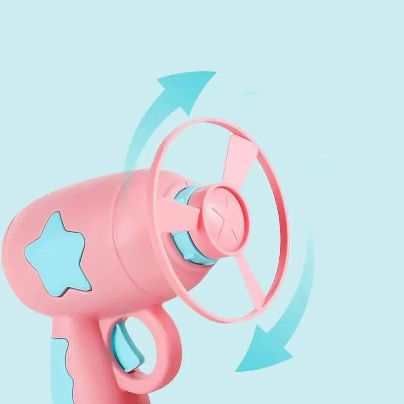 Funny Cat Toy Interactive Launch Pet Training Toy For Kitten Mini Flying Disc Shooting Gun Chasing Games Cat Toys Pet Supplies Beauty World Shop
