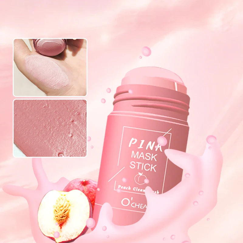 Solid facial mask Stick Green Tea Honey Peach Cleaning Pore Moisturizing Long Charcoal Eggplant Mud Film Beauty Trend Shop