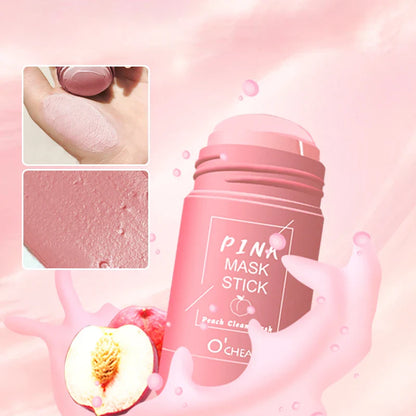 Solid facial mask Stick Green Tea Honey Peach Cleaning Pore Moisturizing Long Charcoal Eggplant Mud Film Beauty Trend Shop