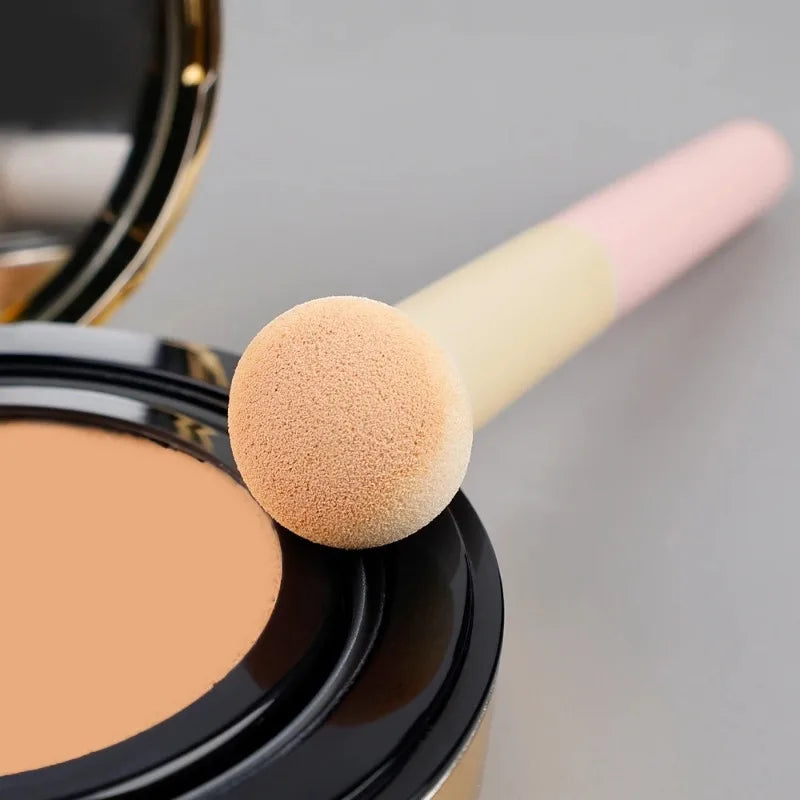 3Pcs Soft Mushroom Sponge Head Makeup Brushes,Concealer Brush Lipstick Lip Powder Puff ,Foundation Contour Cosmetic Tools Beauty World Shop