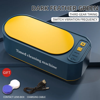 250mAh Ultrasonic Glasses Cleaning Machine Ultrasound Timed Jewelry Toothbrush High Frequency Ultrasonic Cleaner Bath 2026 Beauty World Shop