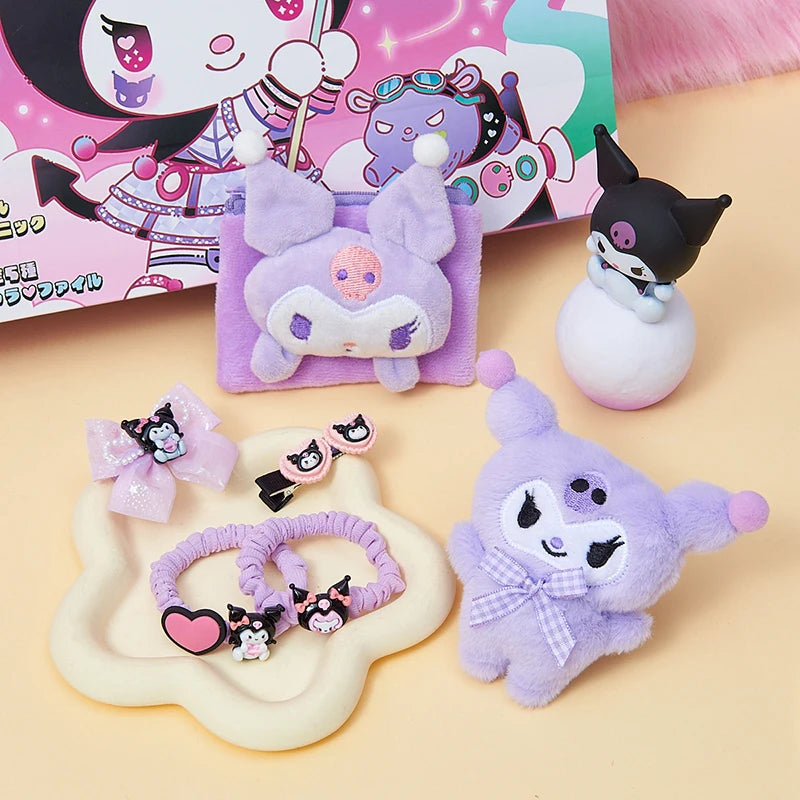 Cute Kuromi Cinnamoroll Melody Christmas Advent Calendar Kawaii Random Figure Ornament Anime Cartoon Keychain Kids Toy Gift Beauty World Shop
