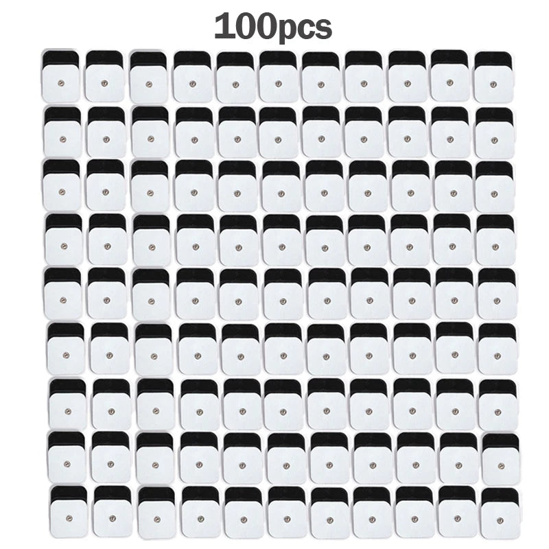 5*5cm  Unit Replacement Pads Non-woven Self Adhesive for  Patches Digital Machine Massager Body Massager Sticker Beauty World Shop