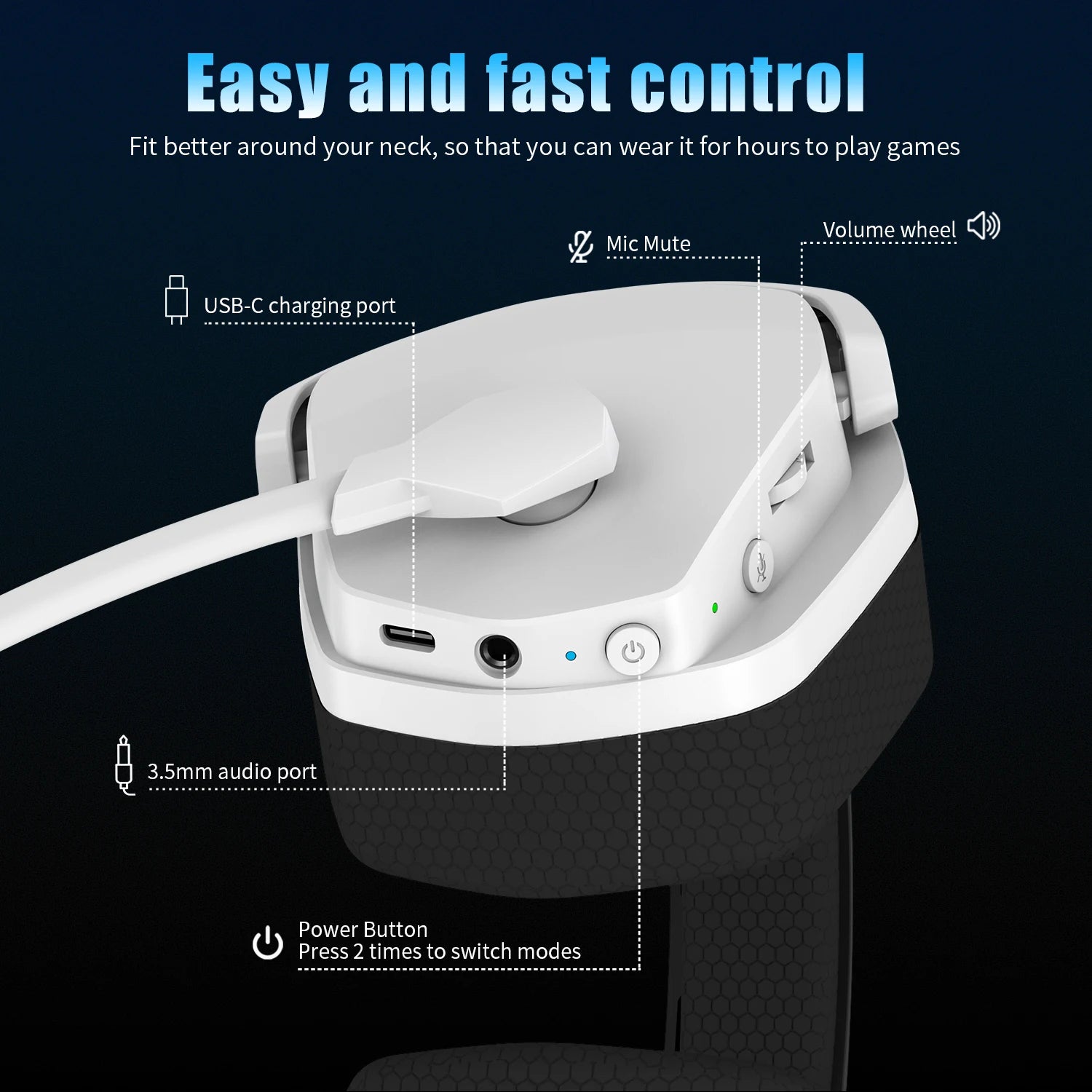 NUBWO G06 2.4G Dual Wireless Gaming Headset 5ms Low Latency 7.1 Surround ENC Mic For PC PS4 PS5 Gaming Bluetooth Headphones Beauty Fashion