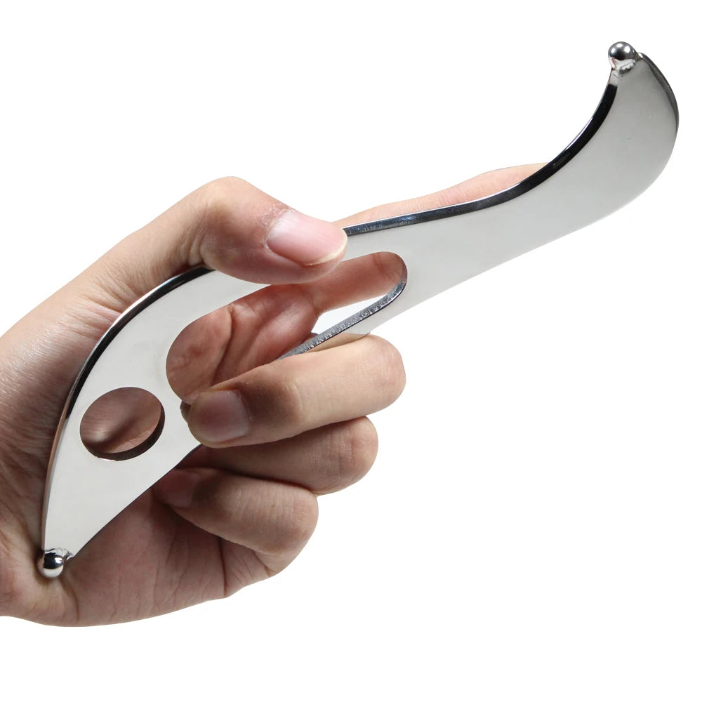 Stainless Steel Muscle Scraper Massage Tools Set,Gua Sha IASTM Tool for deep Tissue Scraping, myofascial Release Tool Beauty World Shop