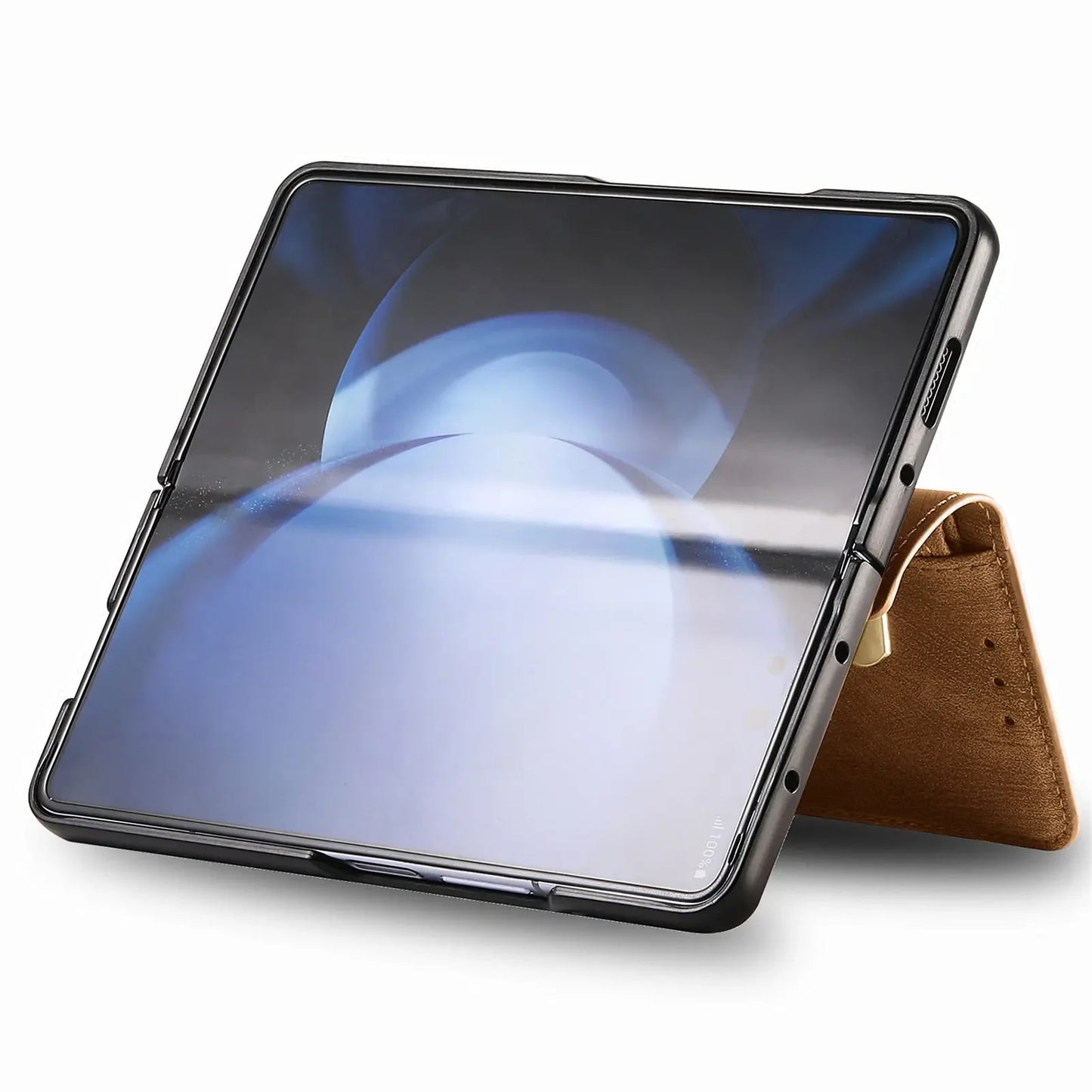 2 in 1 Magnetic Zipper Cards Solt Wallet Leather Case For Samsung Galaxy Z Fold 8 ultra 7 6 5  Wireless Charging Bag Purse Cover Beauty World Shop