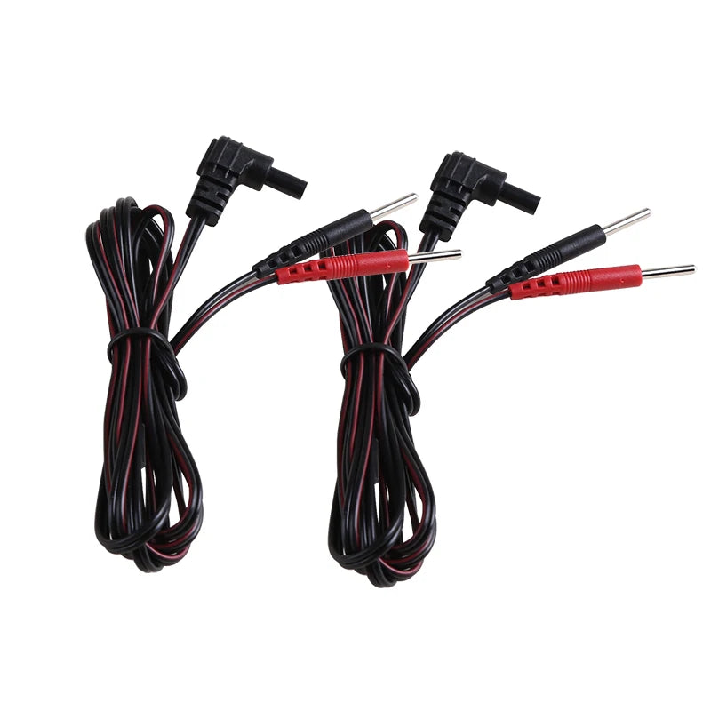 Electrode Lead Wires TENS Conductive Standard Pin for Ems Massage Electrode Pad Standard Pin  Digital Tens Machine Health Care Beauty World Shop