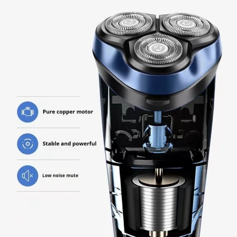 HOMEFISH Waterproof Electric Shaver Men USB Rechargeable Powerful Beard Shaving Machine Electric Razor Beauty World Shop