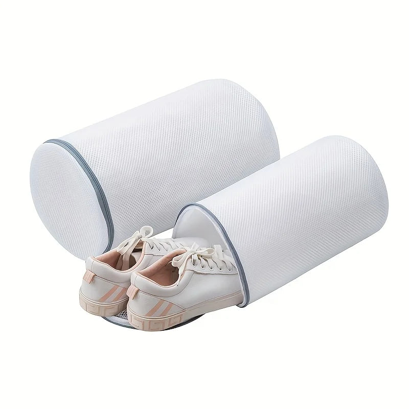 Versatile Shoe Washing Bag - Durable Mesh Laundry Bag for Sneakers, Running Shoes, Socks & Bras with Zipper Closure, Laundry Bag Beauty World Shop