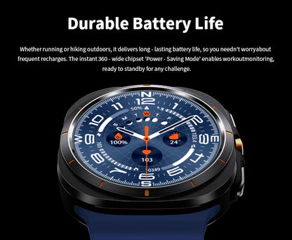 Smart Watch 8 Ultra 2025 Color Matching GPS Compass Smart Watch BT call NFC IP68 Waterproof 4GB Health monitoring Reduction 100% Beauty World Shop