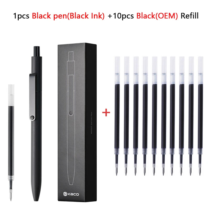 KACO 0.5mm MIDOT Gel Ink Pens, Quick-drying Press Smooth Writing Pen, High Volume for Taking Exams Grading Homework Doing Papers Beauty World Shop