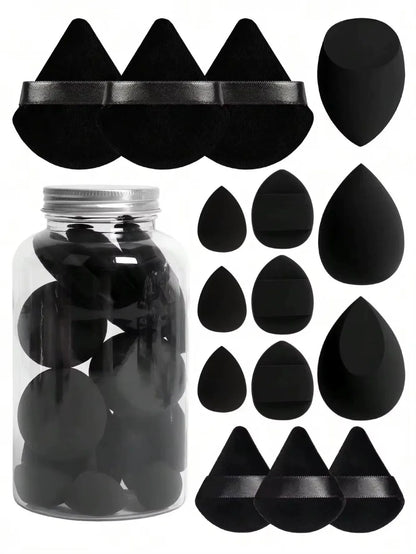 12/15Pcs Makeup Sponge Cosmetic Puff Foundation Sponges Blender Beauty Egg Powder Puffs Women Make Up Accessories Makeup Tools Beauty World Shop