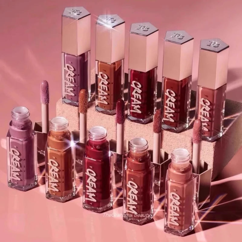 Fashion Fenty Beauty Lip Glaze Moisten Shine Glitter Lip Plumper Makeup For Beginner Liquid Lipstick Female Makeup Cosmetics Beauty World Shop