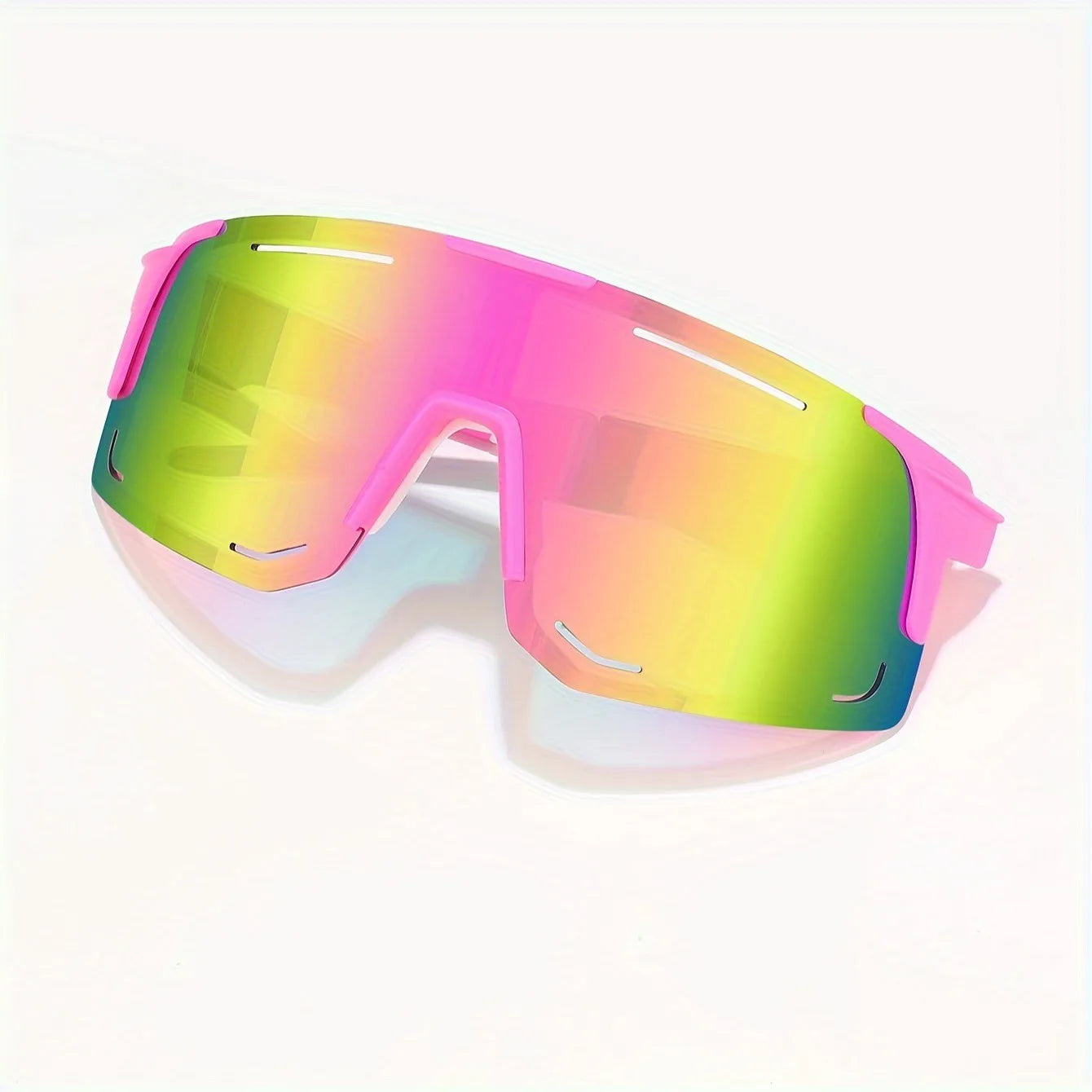 Sports Wrap Around Sunglasses For Women Men Large One Piece Sun Shades For Cycling Fishing Skiing Fashion Sun Glasses UV400 Beauty World Shop